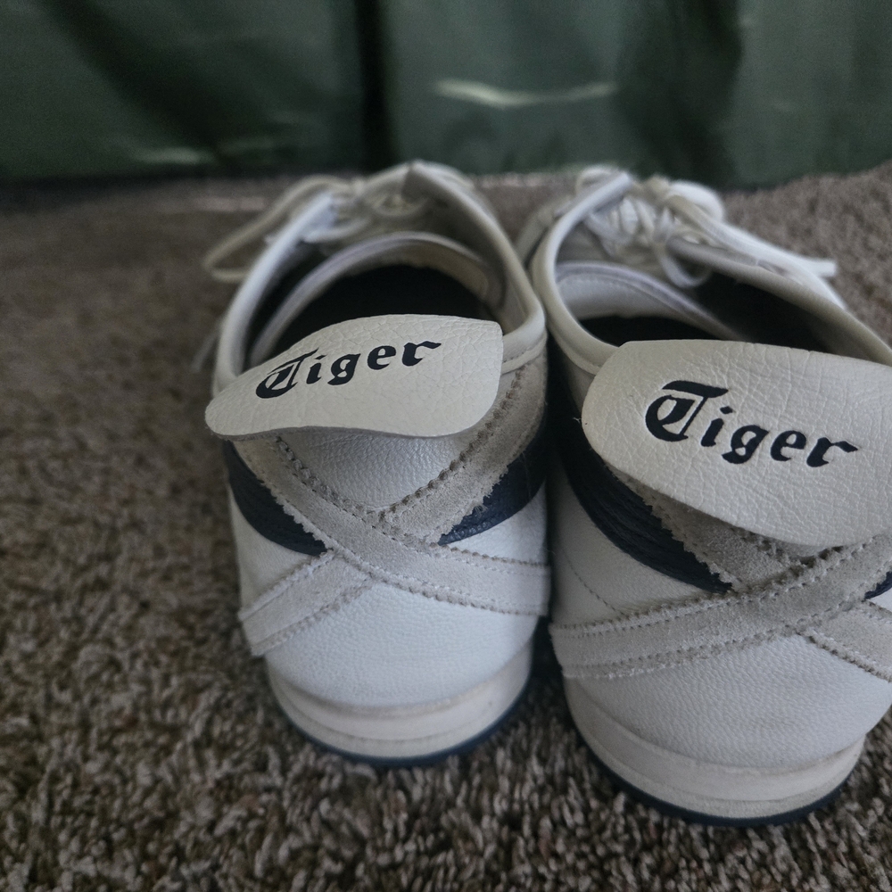 Onitsuka Tiger by Asics White and Navy Sneakers - Picture 3 of 7